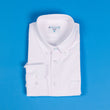 Range Shirt - White Long Sleeve - Button Down Collar