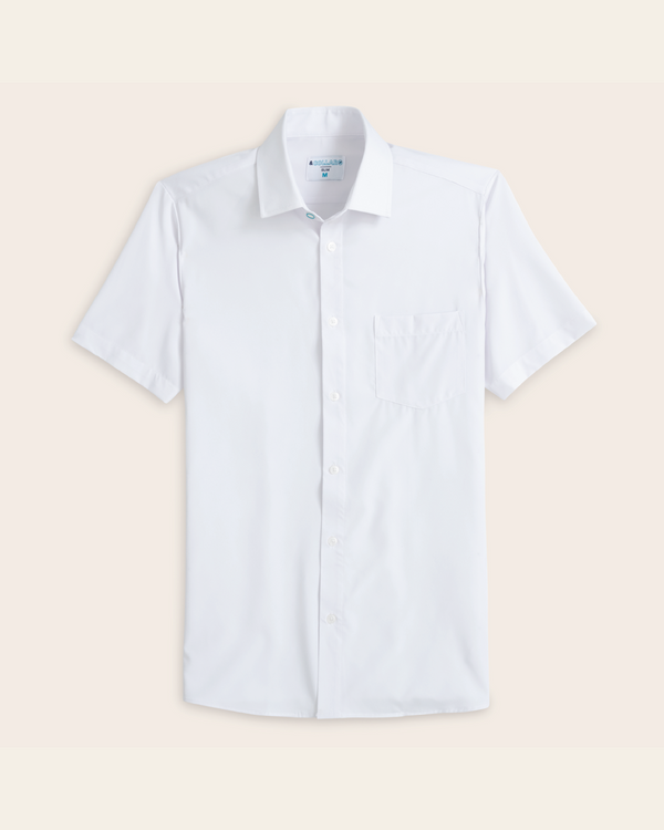 &Collar Pacific Short-Sleeve Shirt - Men's White 3XL Athletic &Collar Pacific Short-Sleeve Shirt - Men's White 3XL Athletic