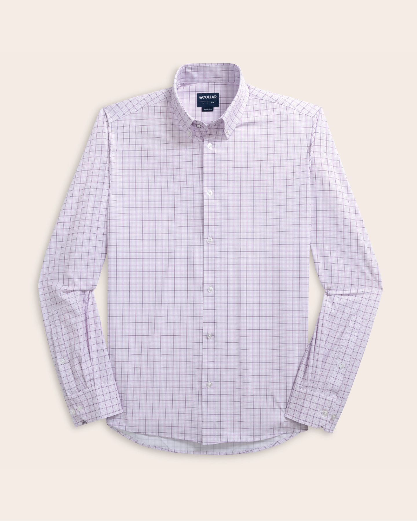lavender gingham dress shirt Range Shirt