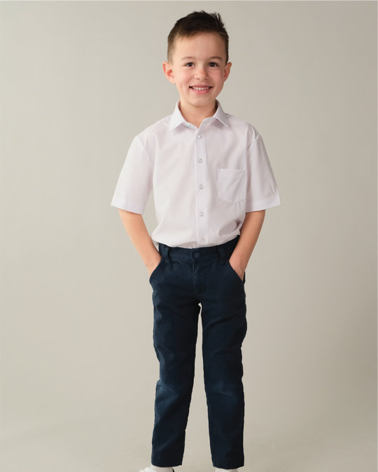 Range Shirt - White Short Sleeve - Kids