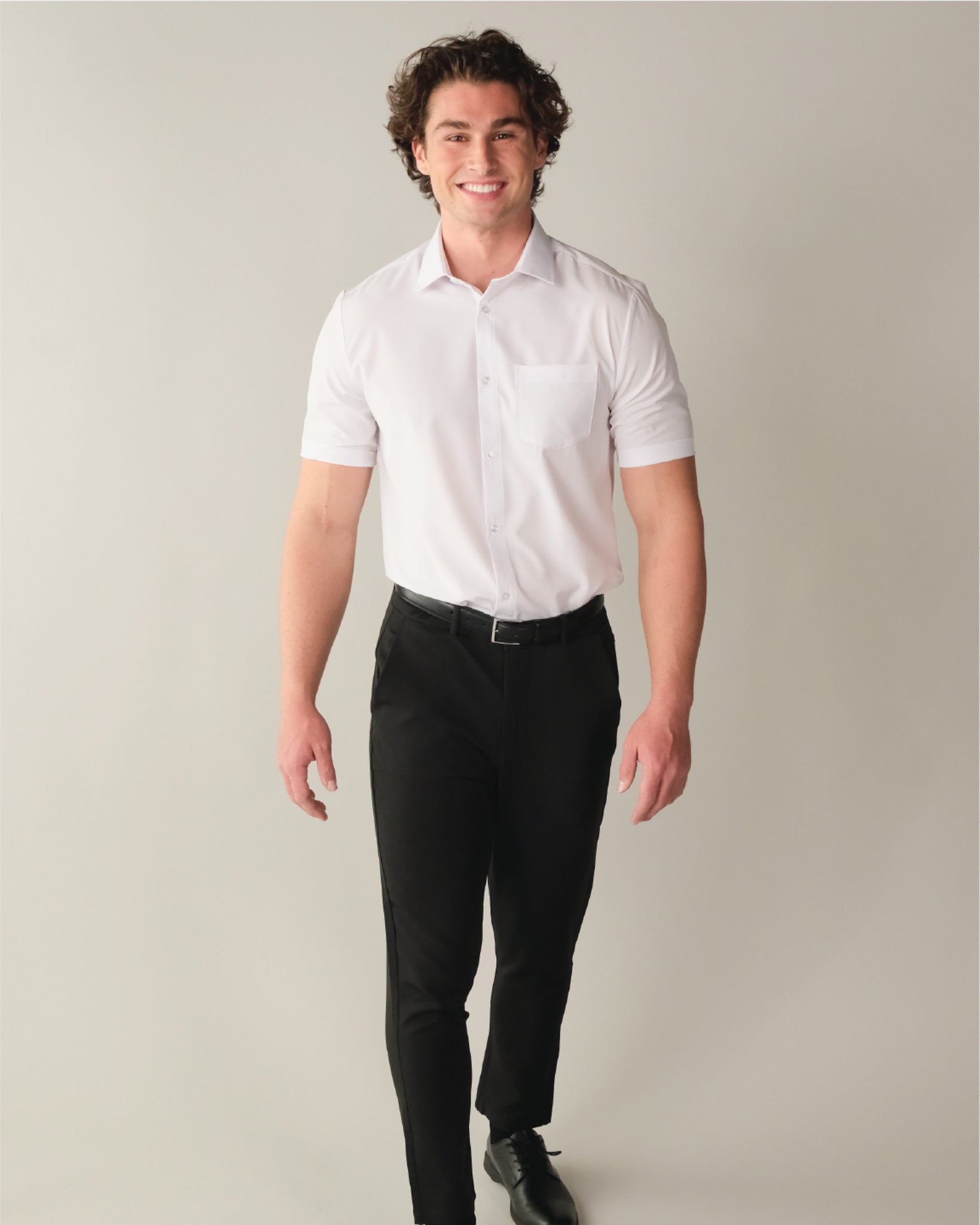 &Collar Pacific Short-Sleeve Shirt - Men's White L Athletic &Collar Pacific Short-Sleeve Shirt - Men's White L Athletic