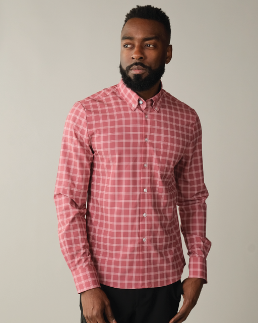 Range Shirt - Adobe Red w/ White Windowpane