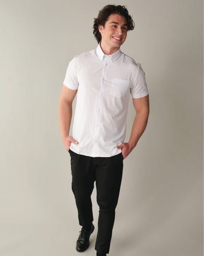 white dress shirt and black pants with Trousers Skinny Black Tie Looking for a shirt to complete the outfit of your little gentleman Date Night Fit @NovaMEN Blexy
