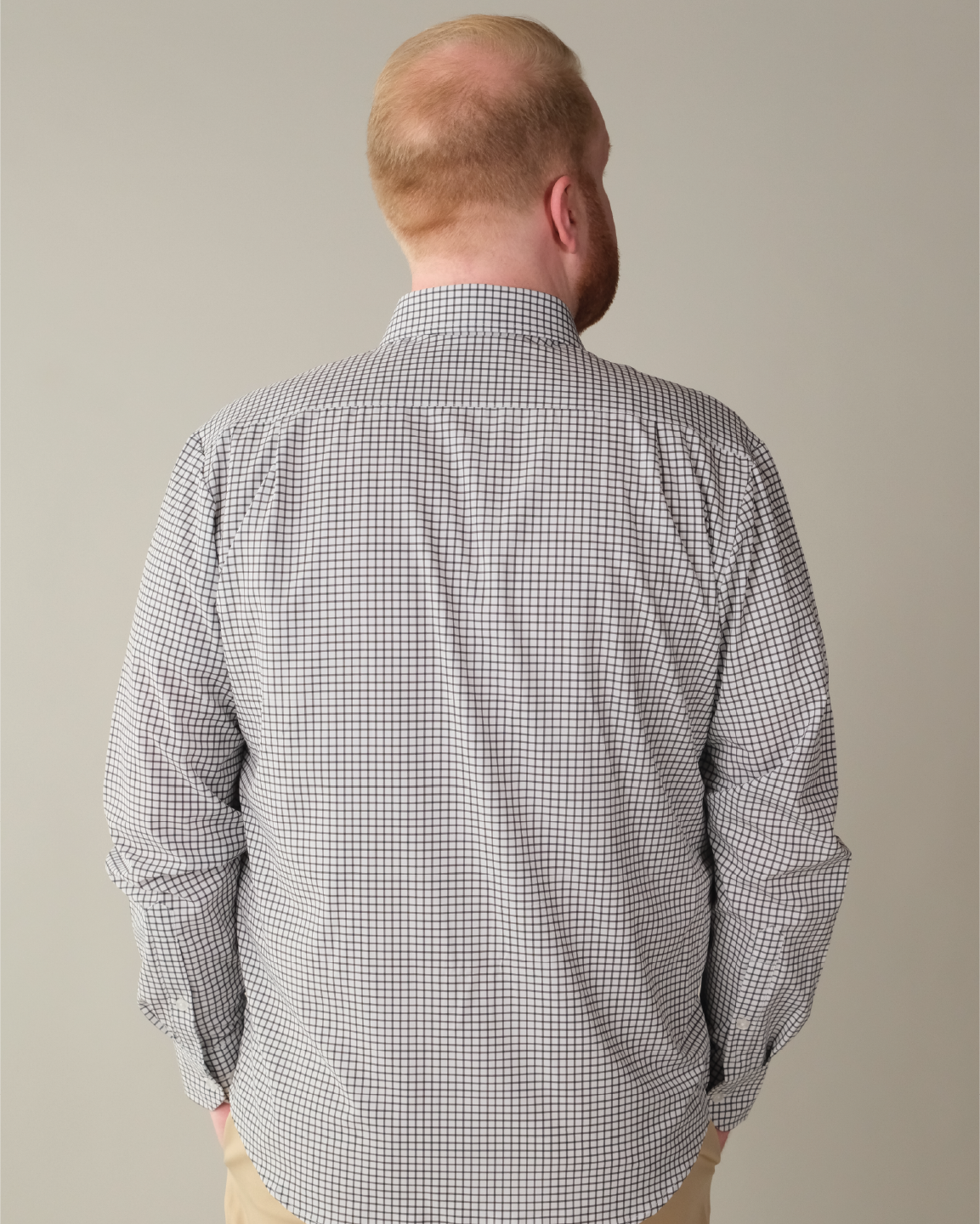 Range Shirt - White w/ Black Check – &Collar