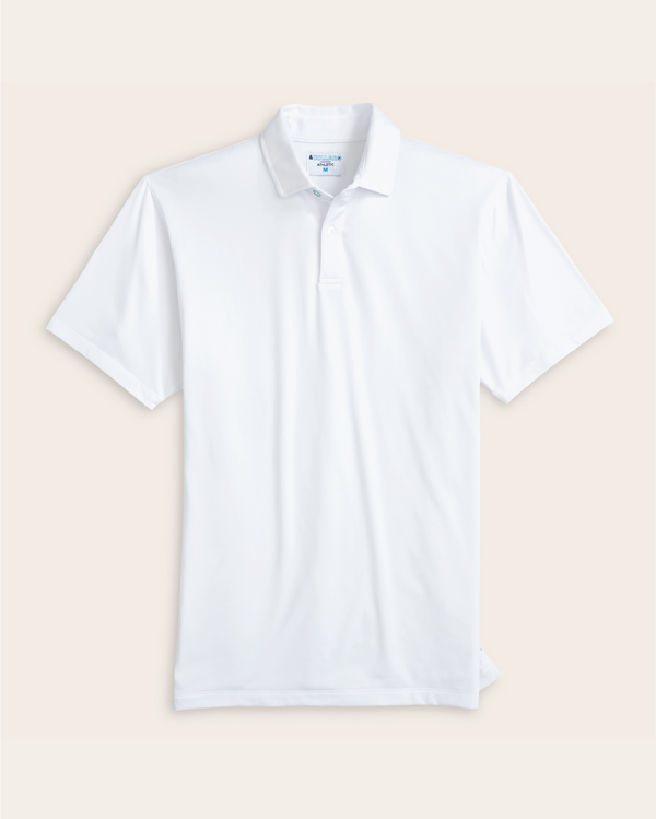 A cloud white polo shirt