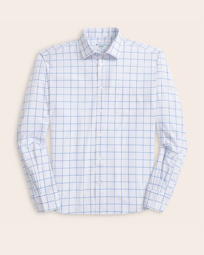 white dress shirt with pattern White Paisley Dress Shirt M