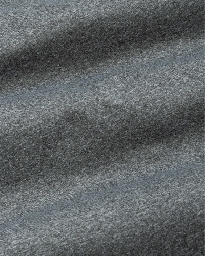 Close up heather grey polo shirt