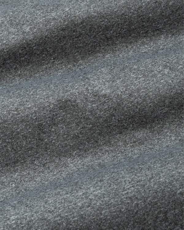Close up heather grey polo shirt