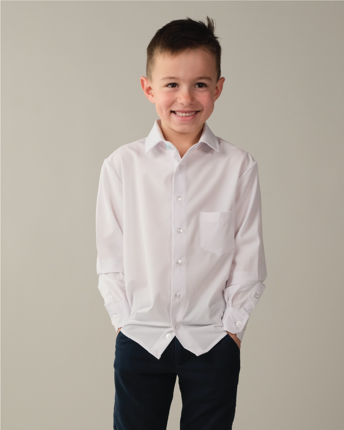 Range Shirt - White Long Sleeve