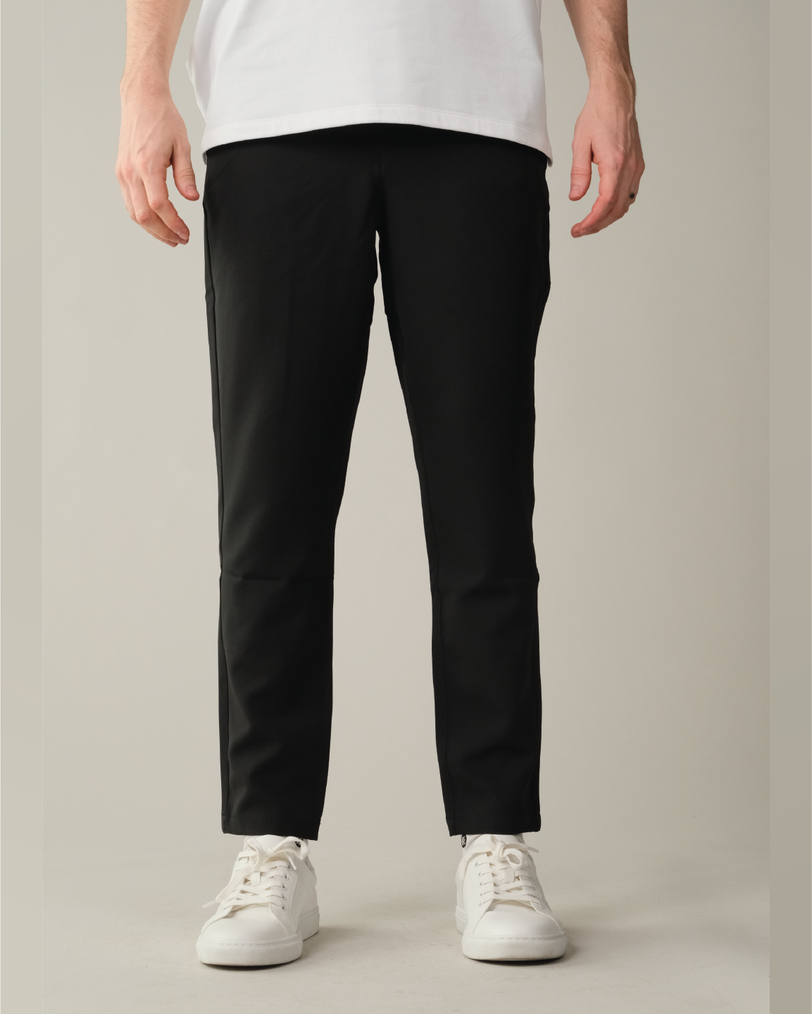 Athletic Fit Dress Pants Men | Stretch Performance Pants | &Collar Range Pitch Black / 34/30 / Athletic Athletic Fit Dress Pants Men | Stretch Performance Pants | &Collar Range Pitch Black / 34/30 / Athletic