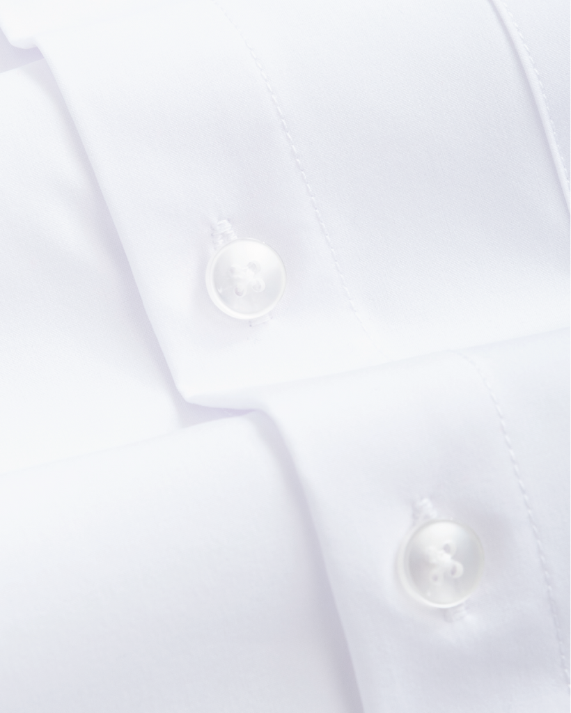 youth dress shirts &Collar Slim Fit Long Sleeve Performance Men's Dress Shirt White L