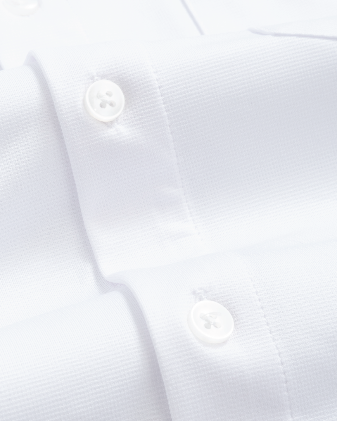 Men's White Long Sleeve Dress Shirt, Stain Repellent, Wrinkle Resistant Men's White Long Sleeve Dress Shirt, Stain Repellent, Wrinkle Resistant