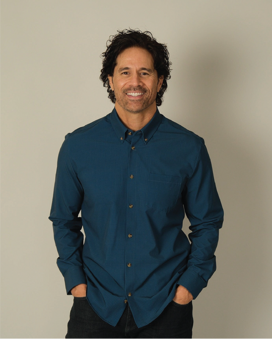 Range Shirt -  Navy / Grids