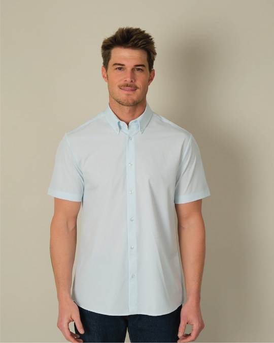 Range Shirt - Faded Floral on Blue