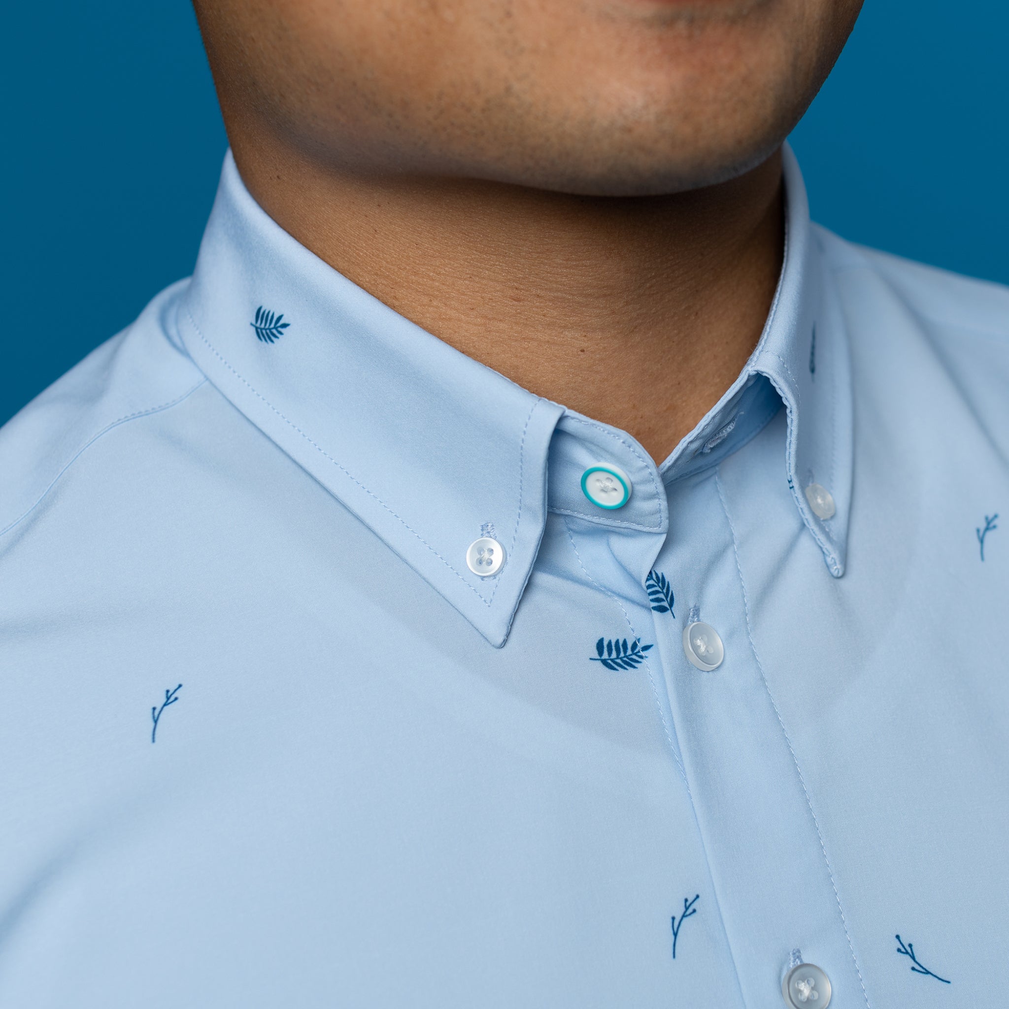light blue men's dress shirt Range Shirt