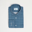 Range Shirt - Ocean Blue w/ White Windowpane