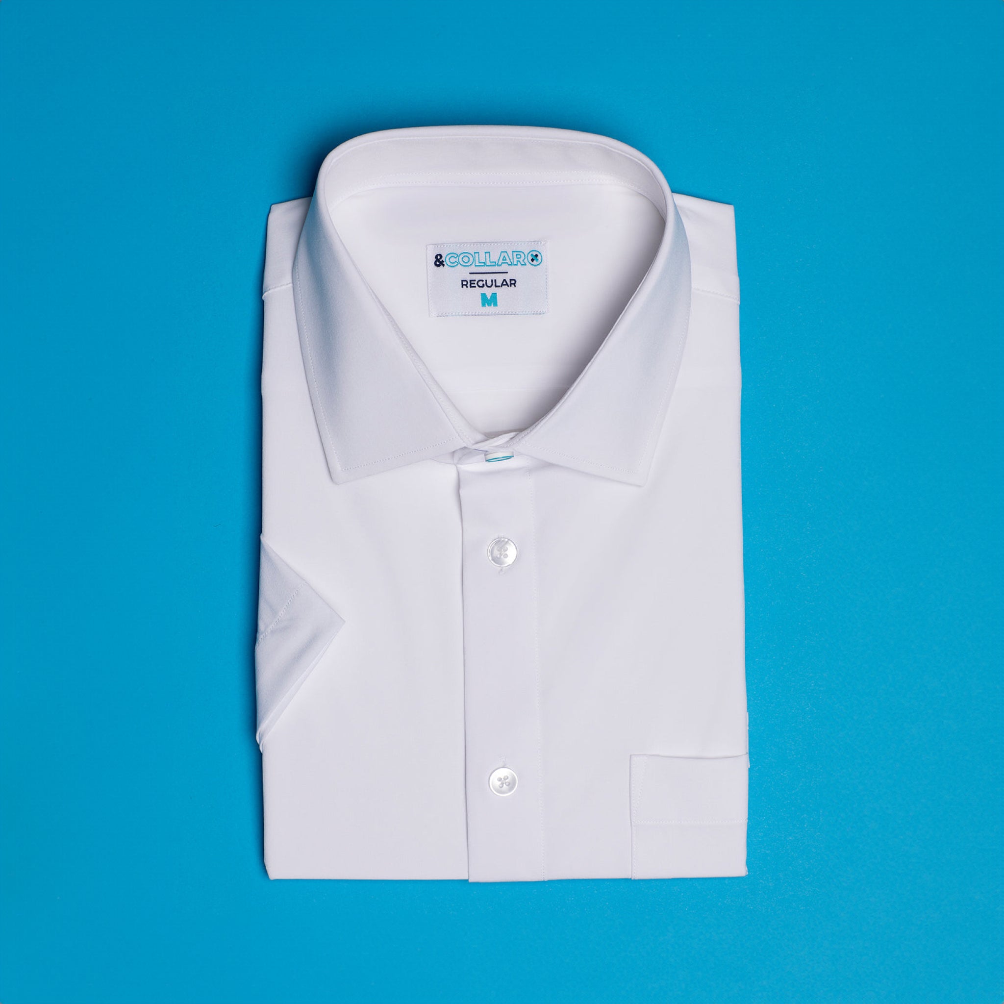 Pacific White Short Sleeve Stain Resistant Shirt – &Collar