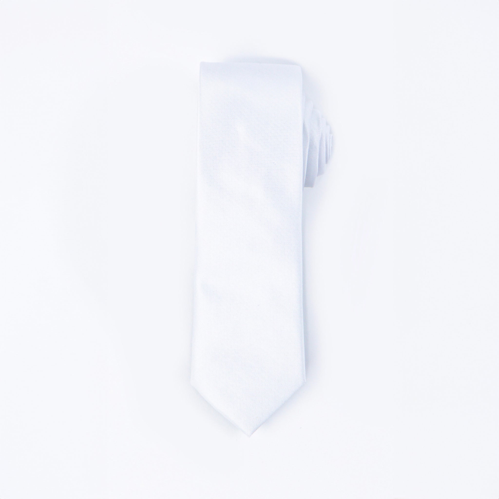 Granite Pure White Stain Resistant Dress Tie Granite Pure White Stain Resistant Dress Tie
