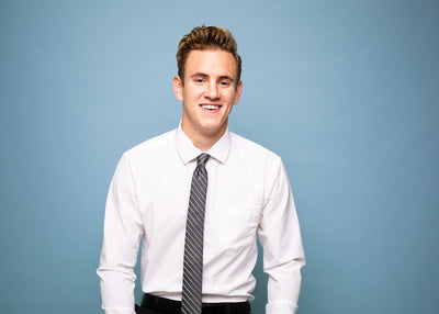 This tie is comfortable, affordable, sustainable, with a performance fit. That means it is moisture-wicking, four-way stretch, machine washable, stain-repellent, and wrinkle resistant.