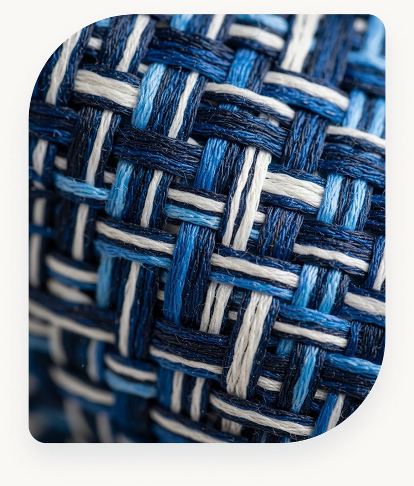 Macro view of the performance weave