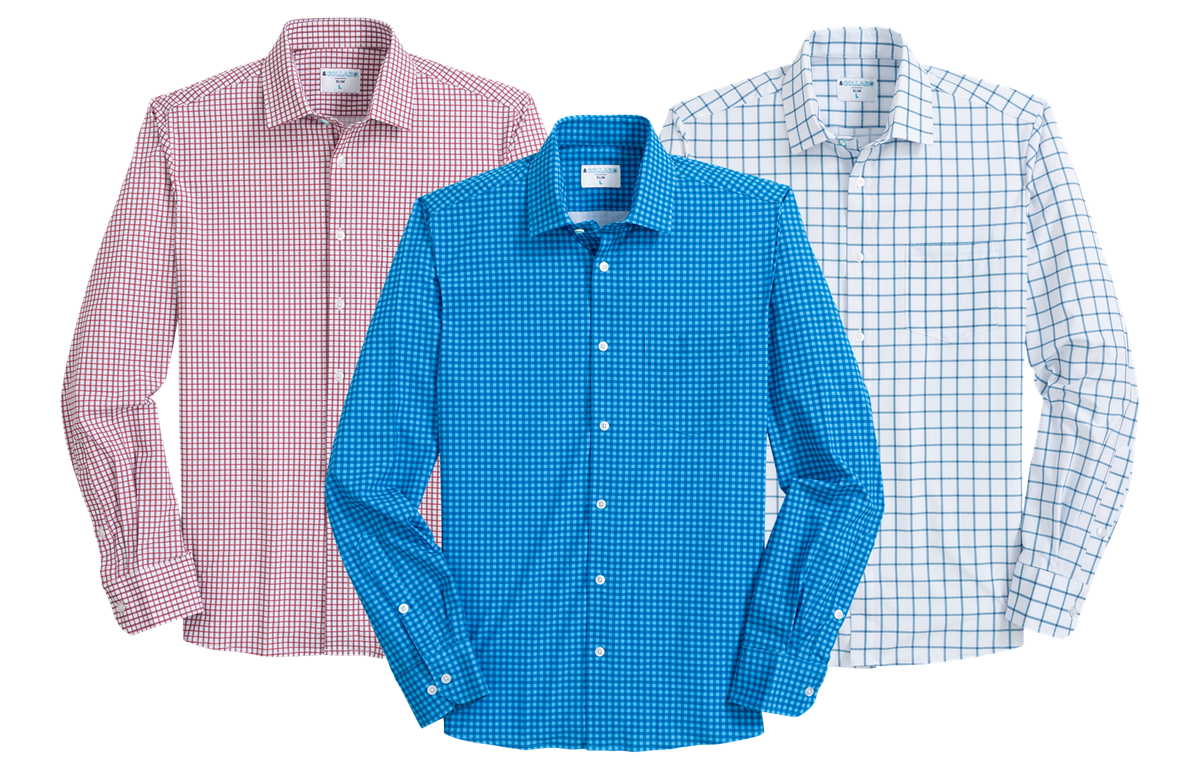 &Collar performance dress shirts